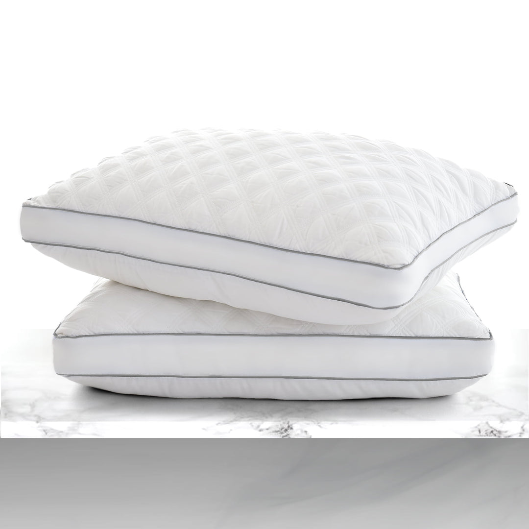 JACQUARD AIRY CLOUD PLUSH LIKE DOWN PILLOW
