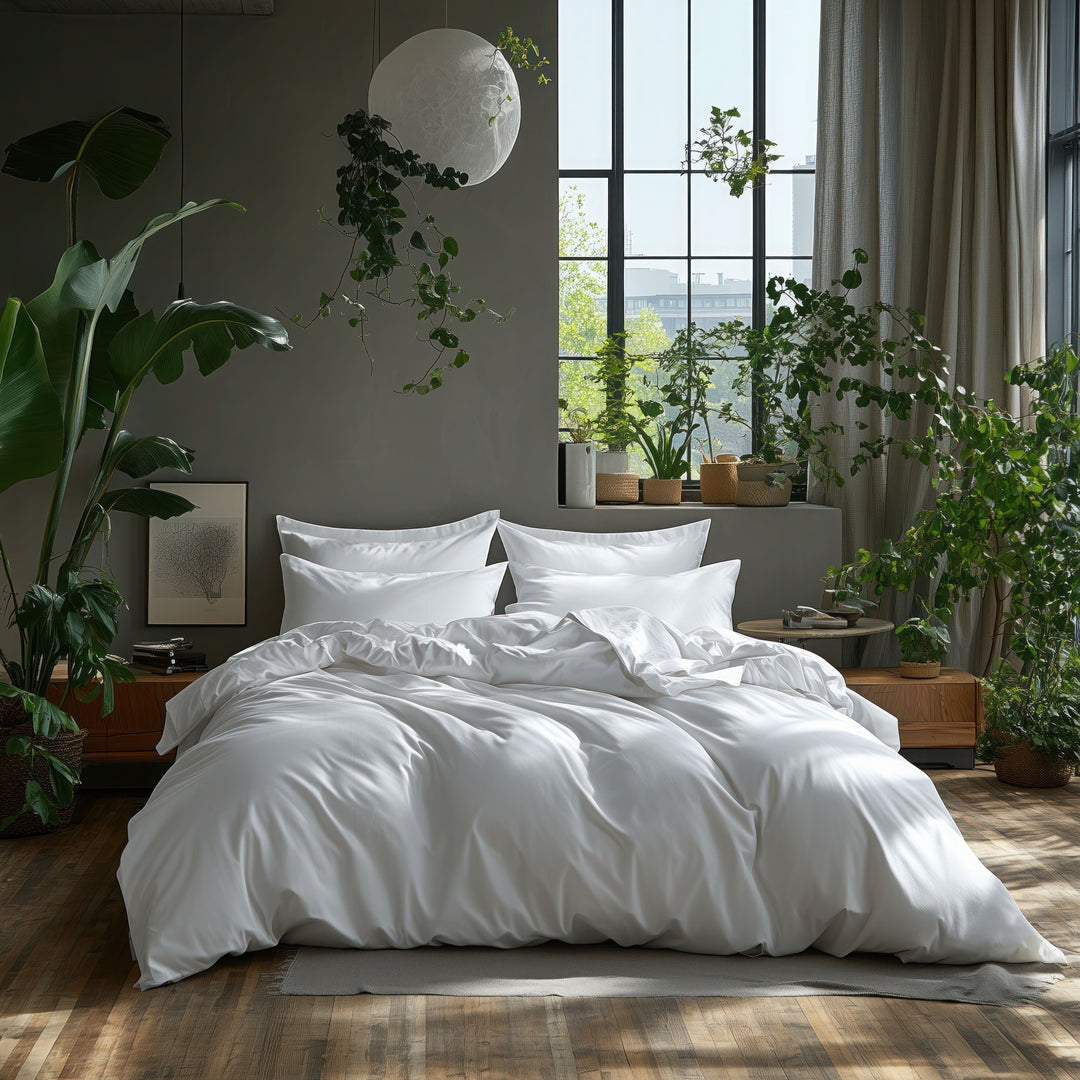 PURE COTTON SATEEN 400 THREAD COUNT BEDDING SET