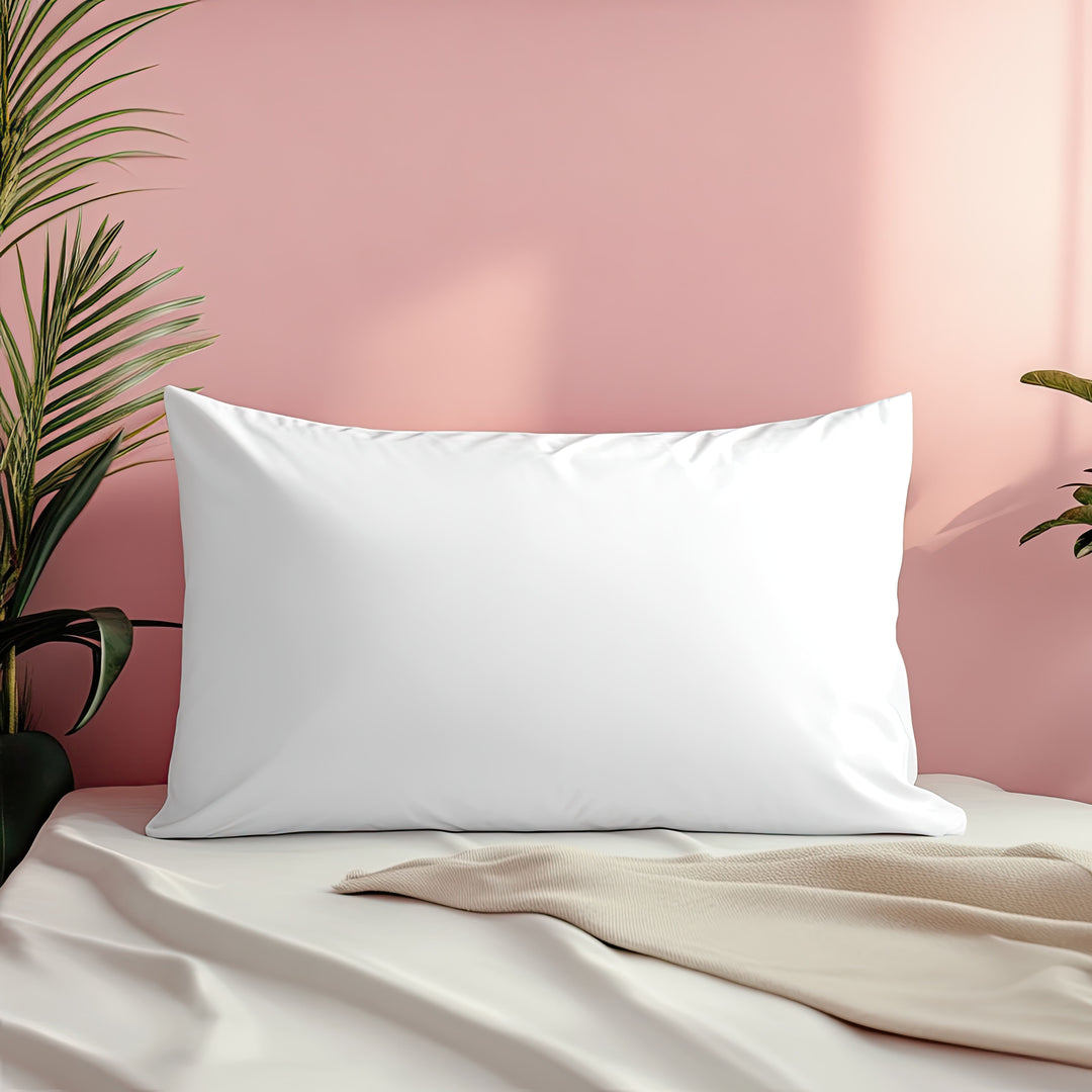 SOFT & SILKY MICROFIBRE PLAIN PILLOWCASE PAIR