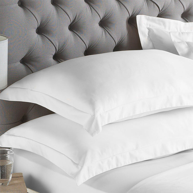 400 THREAD COUNT COTTON OXFORD PILLOWCASE PAIR