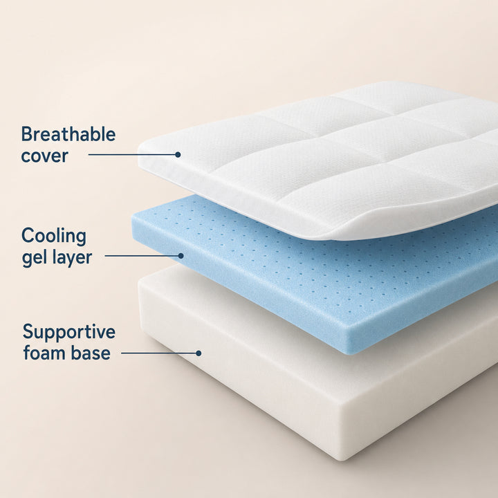 Gel Cool Mattress Topper