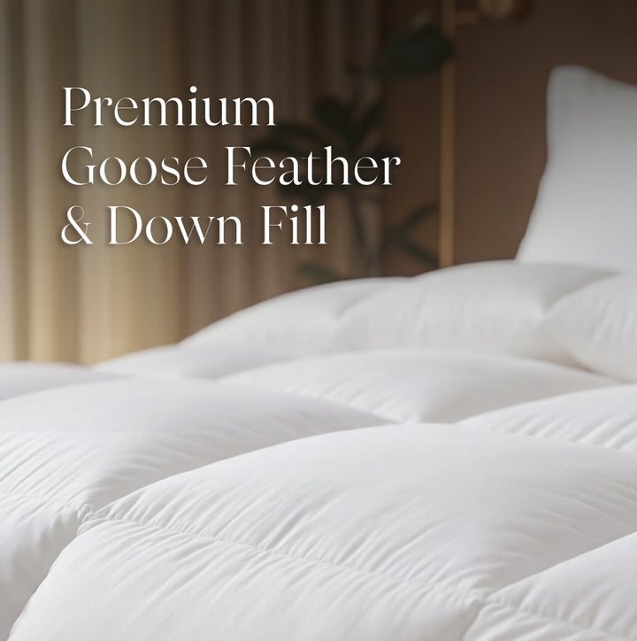 10.5 Tog Goose Feather & Down All Seasons Duvet