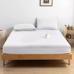 Rohi® Percale Polycotton King Size Fitted Sheets - 16"/40 Cm Extra Deep Fitted Sheet with Two Free Pillowcases – Shrinkage and Fade Resistant bed sheets (King, Grey)
