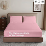 SUPER SOFT MICRO FIBRE PLAIN FITTED SHEET