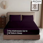 SUPER SOFT MICRO FIBRE PLAIN FITTED SHEET