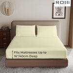 SUPER SOFT MICRO FIBRE PLAIN FITTED SHEET