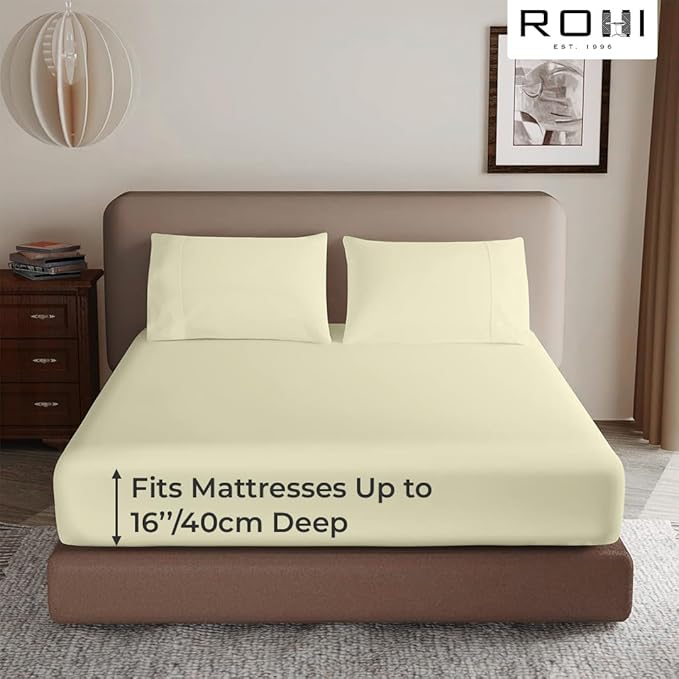 SUPER SOFT MICRO FIBRE PLAIN FITTED SHEET