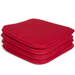 Rohi Garden Seat Cushions Set of 4 – Outdoor/Indoor Plain seat pads for dining Chairs, Kitchen and Garden Chairs 36x36-Plain Design (Pack of 4) Cream