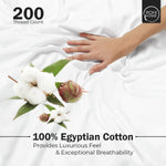 Rohi Luxurious Oxford Pillowcase Pair - 100% Cotton Oxford Pillow Cases 2 pack- 200 Thread Count Pillowcases (50cm x 75 cm), Oxford Pillowcases Pair, White