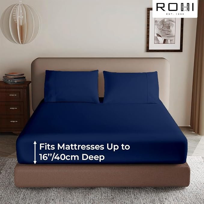 SUPER SOFT MICRO FIBRE PLAIN FITTED SHEET