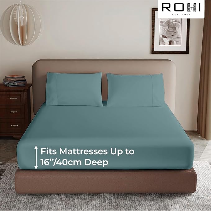 SUPER SOFT MICRO FIBRE PLAIN FITTED SHEET