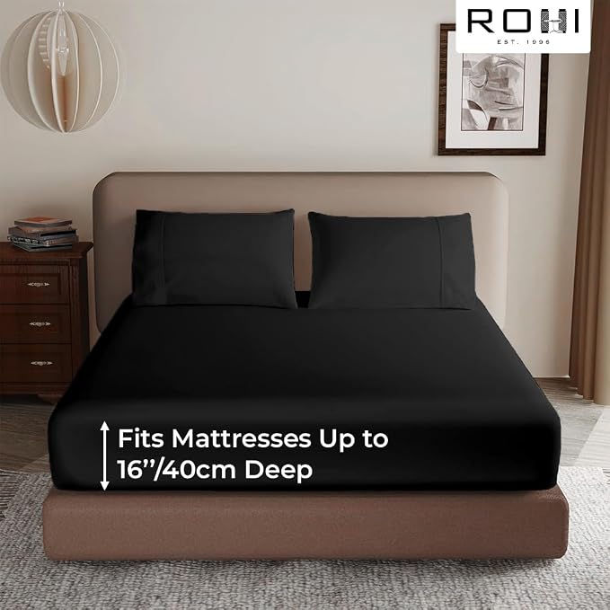 SUPER SOFT MICRO FIBRE PLAIN FITTED SHEET