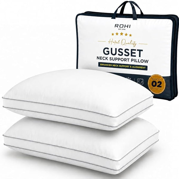 PREMIUM GUSSETED SOFT AS DOWN COTTON PILLOW