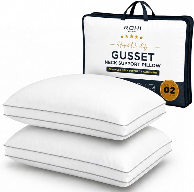 PREMIUM GUSSETED SOFT AS DOWN COTTON PILLOW