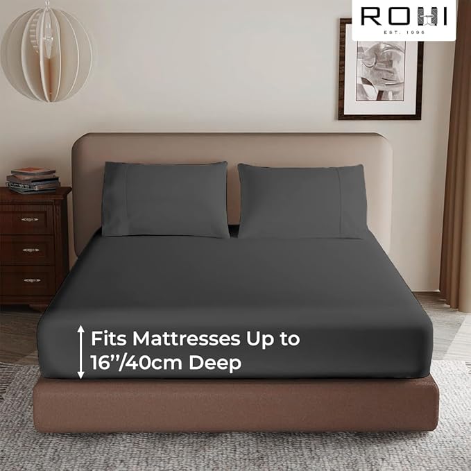 SUPER SOFT MICRO FIBRE PLAIN FITTED SHEET