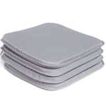 Rohi Garden Seat Cushions Set of 4 – Outdoor/Indoor Plain seat pads for dining Chairs, Kitchen and Garden Chairs 36x36-Plain Design (Pack of 4) Cream