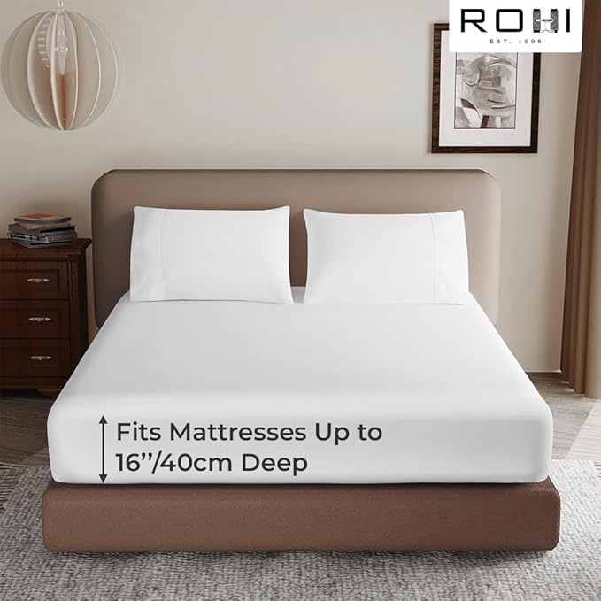 SUPER SOFT MICRO FIBRE PLAIN FITTED SHEET