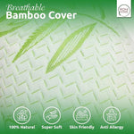 Bamboo Memory Foam V-Pillow - 47cm x 76cm x 27cm