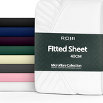 SUPER SOFT MICRO FIBRE PLAIN FITTED SHEET