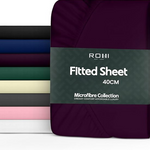 SUPER SOFT MICRO FIBRE PLAIN FITTED SHEET