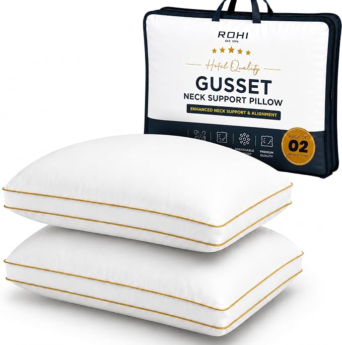 PREMIUM GUSSETED SOFT AS DOWN COTTON PILLOW