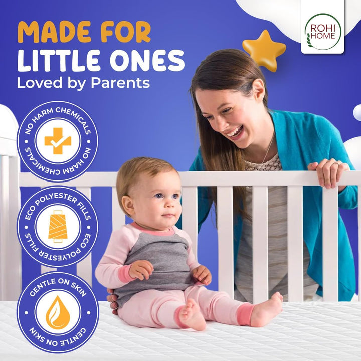 Essential Airflow Fibre Cot Mattress 120x60cm - 7.5cm Depth