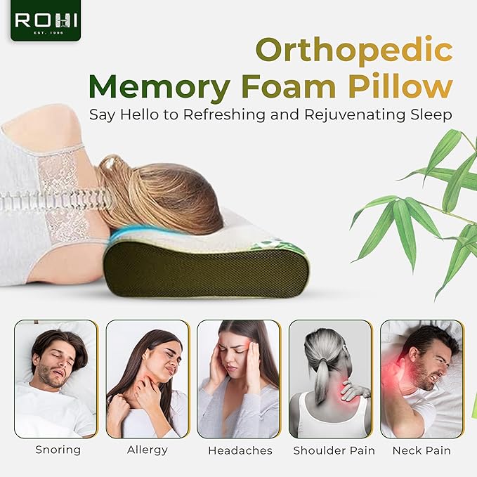 Bamboo Cercival Contour pillow