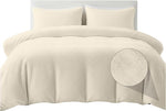 Rohi Luxury Teddy Fleece Duvet Cover Set King Size – Soft Cosy & Fluffy Teddy Bear Bedding, Thermal Warm Winter Fleece Quilt Cover with Matching Pillowcases