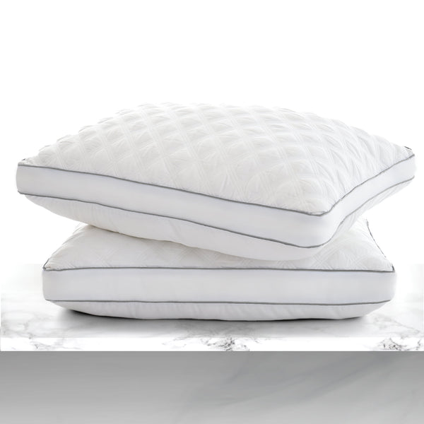 JACQUARD AIRY CLOUD PLUSH LIKE DOWN PILLOW