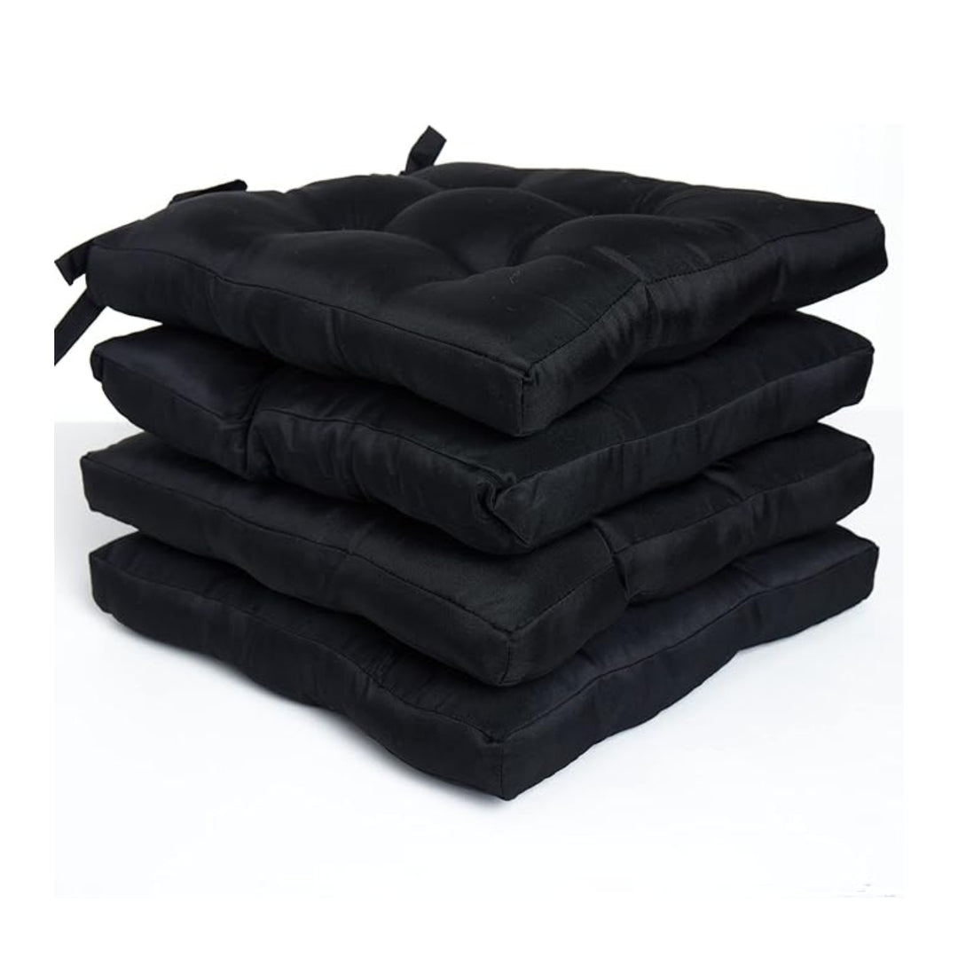 10cm Thick Booster Cushion for Armchairs 45x45cm - Hypoallergenic 100% Polyester Cover - Firm Garden Seat Pad Chair Support Cushion Ideal for Elderly, Pregnancy & Post Surgery Comfort