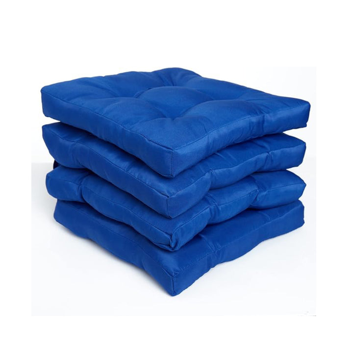 10cm Thick Booster Cushion for Armchairs 45x45cm - Hypoallergenic 100% Polyester Cover - Firm Garden Seat Pad Chair Support Cushion Ideal for Elderly, Pregnancy & Post Surgery Comfort