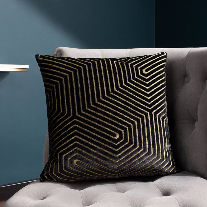 PAOLETTI EVOKE CUT VELVET CUSHION