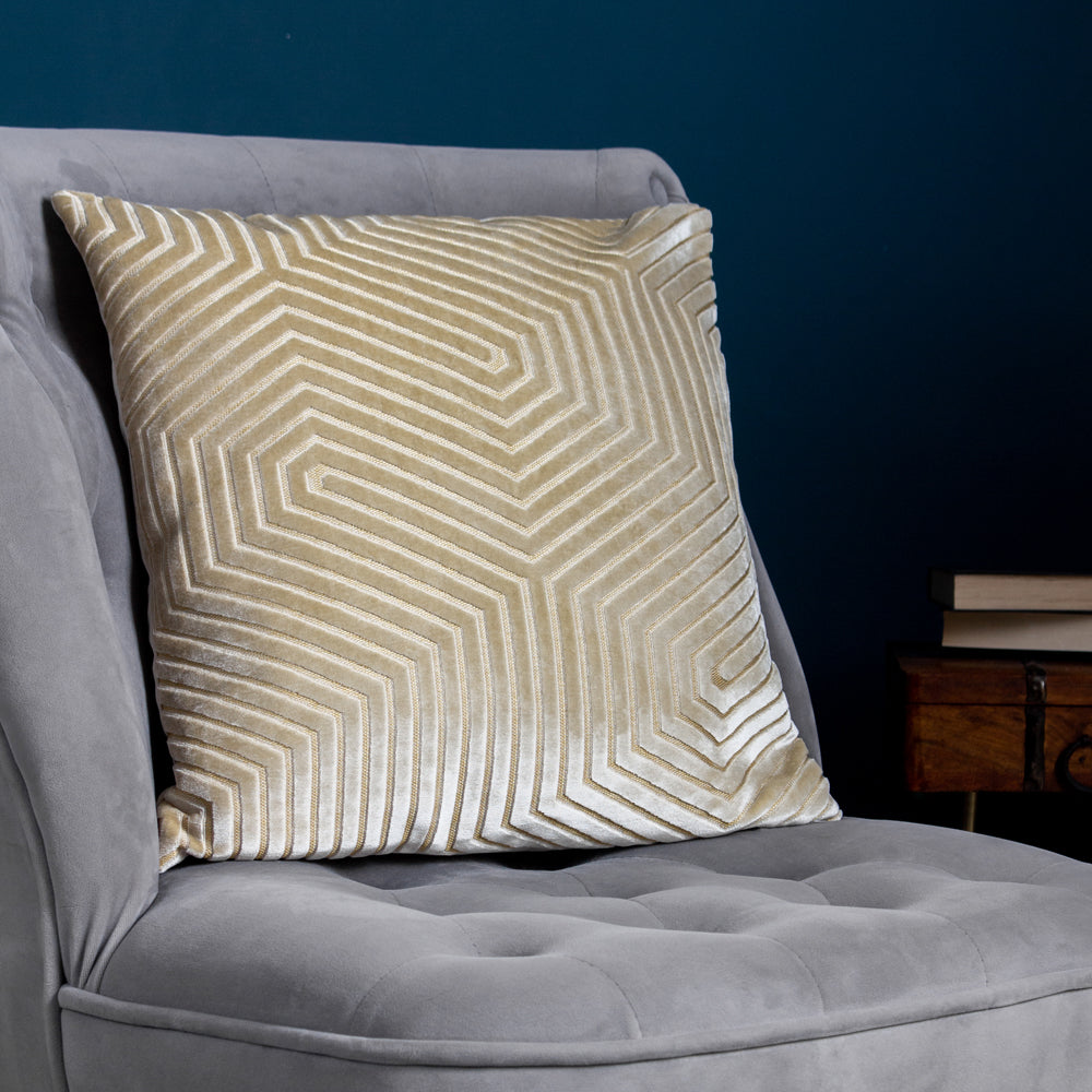 PAOLETTI EVOKE CUT VELVET CUSHION
