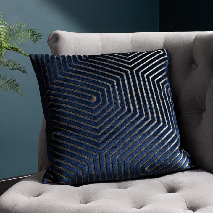 PAOLETTI EVOKE CUT VELVET CUSHION