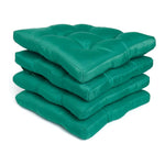 10cm Thick Booster Cushion for Armchairs 45x45cm - Hypoallergenic 100% Polyester Cover - Firm Garden Seat Pad Chair Support Cushion Ideal for Elderly, Pregnancy & Post Surgery Comfort