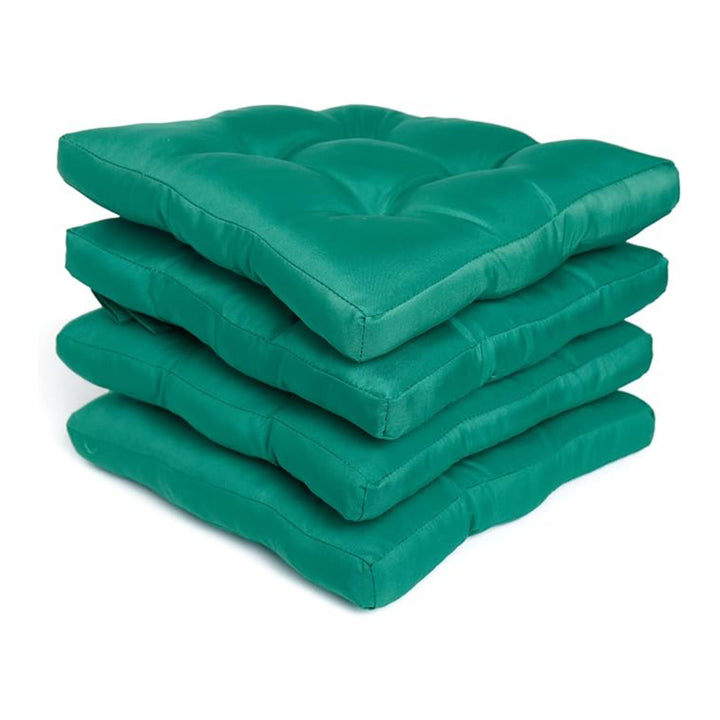 10cm Thick Booster Cushion for Armchairs 45x45cm - Hypoallergenic 100% Polyester Cover - Firm Garden Seat Pad Chair Support Cushion Ideal for Elderly, Pregnancy & Post Surgery Comfort