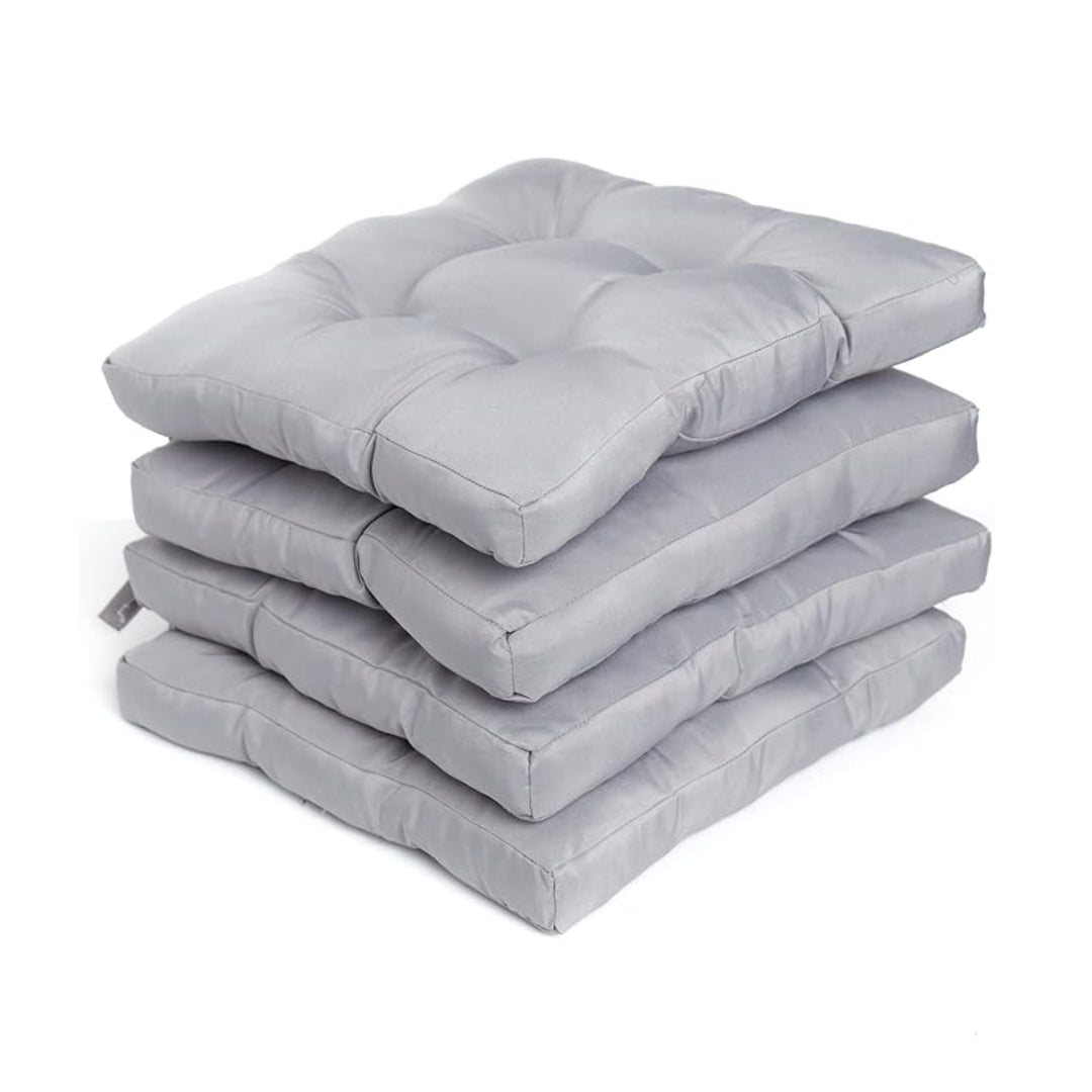 10cm Thick Booster Cushion for Armchairs 45x45cm - Hypoallergenic 100% Polyester Cover - Firm Garden Seat Pad Chair Support Cushion Ideal for Elderly, Pregnancy & Post Surgery Comfort