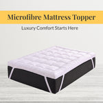 Hotel Quality Microfibre Quilted Mattress Topper