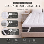 Hotel Quality Microfibre Quilted Mattress Topper