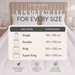 Hotel Quality Microfibre Quilted Mattress Topper