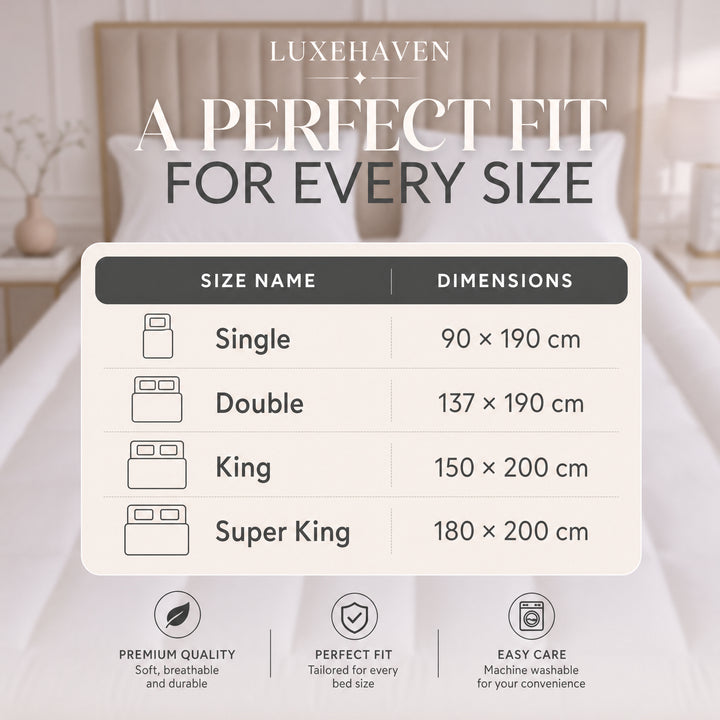 Hotel Quality Microfibre Quilted Mattress Topper