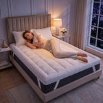 Hotel Quality Microfibre Quilted Mattress Topper