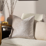 HÖEM LANZO CUT VELVET PIPED CUSHION
