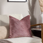 HÖEM LANZO CUT VELVET PIPED CUSHION