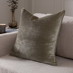 PAOLETTI LUXE VELVET PIPED CUSHION