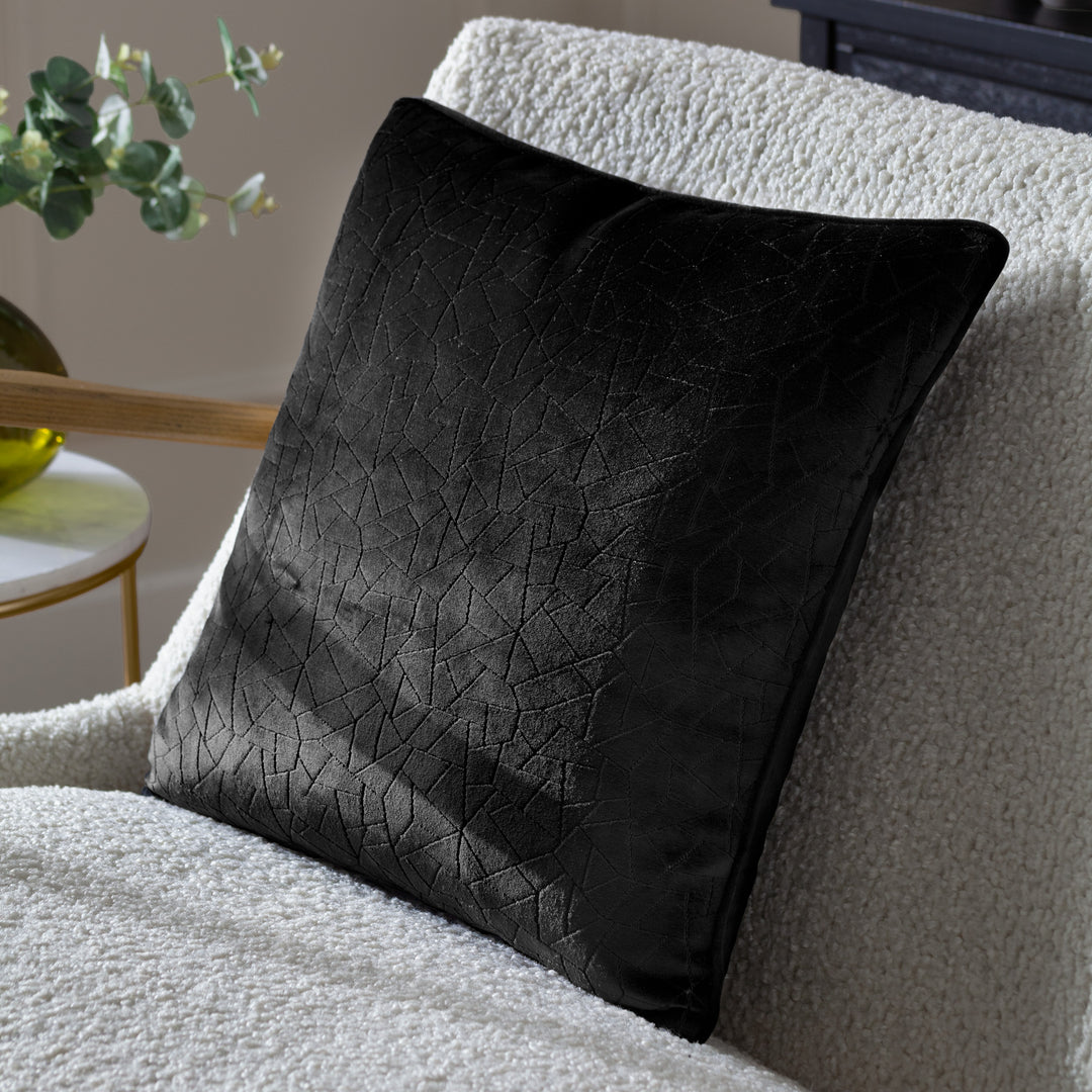 MALANS CUT VELVET PIPED CUSHIONS
