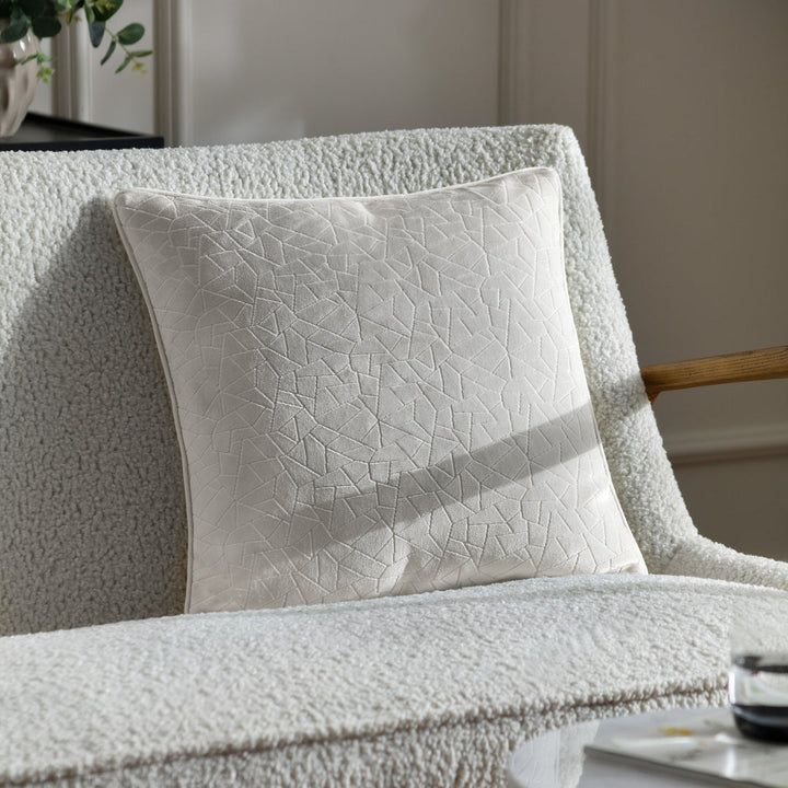 MALANS CUT VELVET PIPED CUSHIONS