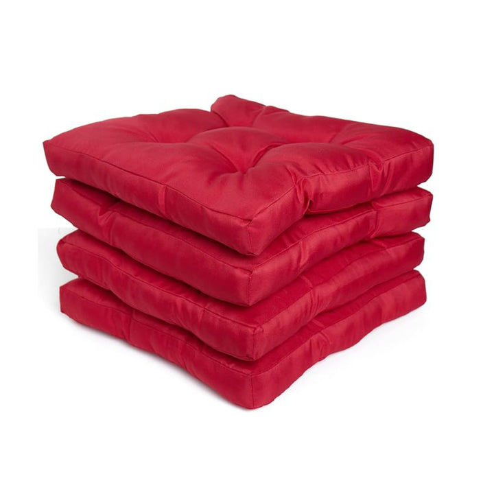 10cm Thick Booster Cushion for Armchairs 45x45cm - Hypoallergenic 100% Polyester Cover - Firm Garden Seat Pad Chair Support Cushion Ideal for Elderly, Pregnancy & Post Surgery Comfort