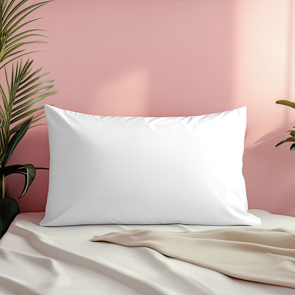 SOFT & SILKY MICROFIBRE PLAIN PILLOWCASE PAIR