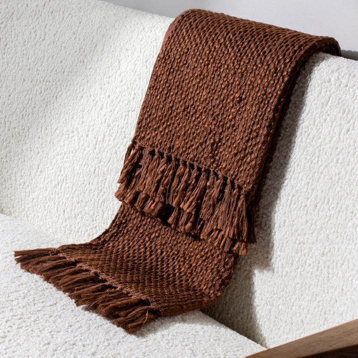 HÖEM MORNI WOVEN FRINGED THROW